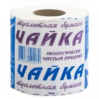 Бумага туалетная Чайка Люкс со втулкой