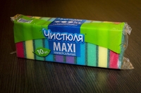 Губка для посуды Макси Чистюля (10 шт)