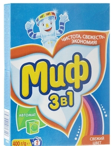 Стиральный порошок Миф 400 гр автомат