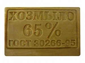 Мыло хозяйственное 65% 300 грамм