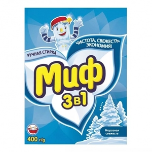Стиральный порошок Миф 400 гр (ручная стирка)
